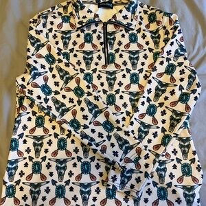 Colorful Animal Print Pullover